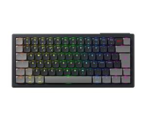 Cherry XTRFY K63W Pro Compact Ultra-Wideband, Clavier de Jeu mécanique à Profil Bas 70%, connectivité UWB sans Fil, 8000 Hz, commutateur MX LP 2.0 Red, Rechargeable, Disposition PN (QWERTY), Noir