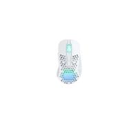 CHERRY XTRFY M4 RGB Souris Gaming Droitier RF Wireless/USB-C Optique 19000 DPI, 400 IPS, 50G, Blanc, Poids Ajustable, Compatible Windows/macOS