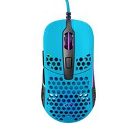 Xtrfy M42 RGB, souris filaire de gaming ultralégère, capteur 3389 Pixart ultramoderne, boîtier modulaire (2 dimensions incl.), rétro-éclairage RGB réglable, Miami Blue Edition
