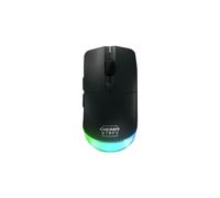 CHERRY Xtrfy M50 - Souris - ergonomique - léger - optique - sans fil, filaire - 2.4 GHz, Bluetooth - noir