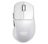CHERRY Xtrfy M64 Pro - Souris - ergonomique - optique - 5 boutons - sans fil - 2.4 GHz - récepteur sans fil USB - blanc