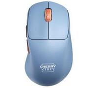 CHERRY Xtrfy M64 - Souris - ergonomique - optique - 5 boutons - sans fil - 2.4 GHz - récepteur sans fil USB - bleu G
