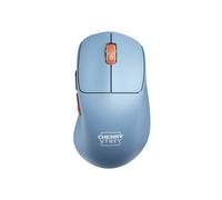 CHERRY XTRFY M64 Wireless, Souris de Gaming Sans Fil Ultralégère, 2,4 GHz, Optimisée pour les esports, Forme Ergonomique avec Front Ultra Plat, Bleu