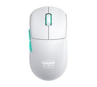 CHERRY XTRFY M68 Wireless, Souris de Gaming Ultralégère, 2,4 GHz, Optimisée pour l'esport, Forme Symétrique avec Front Particulièrement Bas, Blanc