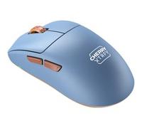 CHERRY XTRFY M68 Wireless, Souris de Gaming Ultralégère, 2,4 GHz, Optimisée pour l'esport, Forme Symétrique avec Front Particulièrement Bas, Bleu