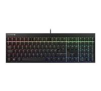 CHERRY Clavier de jeu mécanique MX 2.0S – RGB, QWERTZ filaire, MX2A Red, Noir – Conçu en Allemagne