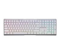 CHERRY XTRFY MX 3.0S - Clavier - 100% - full size - rétroéclairé - sans fil - USB, 2.4 GHz, Bluetooth 5.2 - QWERTZ - Allemand - commutateur : CHERRY MX2A Red - blanc G