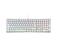 CHERRY Clavier mécanique XTRFY MX 3.1 – QWERTY (allemand), RGB, boîtier alu, USB-A, MX2A RED, blanc