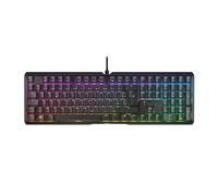 CHERRY XTRFY MX 3.1, clavier de jeu mécanique, Disposition française (AZERTY), rétro-éclairage RGB, boîtier alu, port USB-A, MX2A RED Switches, noir
