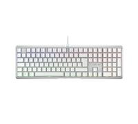 CHERRY XTRFY MX 3.1, clavier de jeu mécanique, disposition UK (QWERTY), rétro-éclairage RGB, boîtier alu, port USB-A, MX2A RED Switches, blanc
