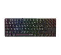 CHERRY XTRFY MX 8.2 PRO - Clavier - TMR - 80% - TKL - backlit - sans fil - Bluetooth 5.3, 2.4 GHz, USB - AZERTY - Français - commutateur : CHERRY MK Crystal - noir