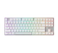 CHERRY XTRFY MX 8.2 PRO - Clavier - TMR - 80% - TKL - backlit - sans fil - Bluetooth 5.3, 2.4 GHz, USB - QWERTY - US - commutateur : CHERRY MK Crystal - blanc