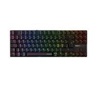 Cherry XTRFY MX 8.2 Pro TMR Wireless, Clavier de Jeu magnétique/mécanique TKL Disposition Pan Nordique (QWERTY), Interrupteur Cherry MK Crystal remplaçable à Chaud, Noir