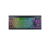 CHERRY XTRFY MX 8.3 TKL Wireless : Clavier Gaming QWERTZ Allemand, Switch Cherry MX2A Red, USB/RF Wireless/Bluetooth, RGB, écran LCD, batterie 4600mAh.