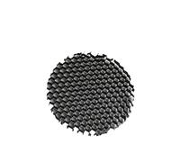 Cherrynight 1PC aluminium Anti-éblouissement nid d'abeille maille Downlight piste grille filtre abat-jour capot support Spot éclairage montage luminaire accessoires (Color : 1PC, Size : Dia130mm)