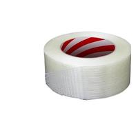 Cherrynight Rouleau de 25 mètres de Ruban adhésif en Fibre rayée for Batterie au Lithium, Emballage Isolant, Ruban adhésif Transparent Simple Face, Joint Fixe(40mm Width)