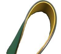 Cherrynight XLJP Courroie de Transmission Plate en Nylon, épaisseur de 2mm, périmètre: 800mm-3600mm, Feuille de Nylon Jaune-Vert, 1 pièce(800 * 30 * 2)