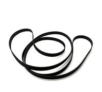 Cherrynight XLJP Courroie de Transmission Plate for Lecteur de Disque Vinyle LP, phonographe, Gramophone, Platine d'entraînement, Largeur 5mm, épaisseur 0.6mm, 1 pièces (Color : Fold Length 250mm)