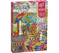 CherryPazzi Puzzle 1000 pièces : Perroquets sur la véranda