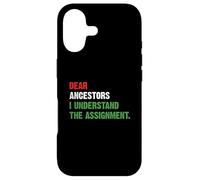 Chers ancêtres, J'Ai Compris l'affectation Coque pour iPhone 17