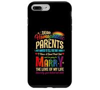 Chers Parents homophobes LGBT drôle Gay Lesbienne bisexuel Coque pour iPhone 7 Plus/8 Plus