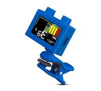 Cherub WST-570Li Guitar Tuner Rechargeable Color Screen Clip-on Tuner for Chromatic Violin Guitar Bass Ukulele Blue