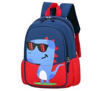 CHERUBIC Sac à dos imperméable pour enfant de 30,5 cm - Joli et cool - Petit sac à dos de dessin animé pour garçons et filles de 2 à 3 ans, Dinosaure rouge-2, 30*22*10 cm (12.0*9.0*4.0in)