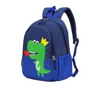 CHERUBIC Sac à dos imperméable pour enfant de 30,5 cm - Joli et cool - Petit sac à dos de dessin animé pour garçons et filles de 2 à 3 ans, Dinosaure bleu., 30*22*10 cm (12.0*9.0*4.0in)