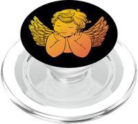 Chérubin - Joli bébé Ange chrétien - Église, Cupidon - Aura PopSockets PopGrip pour MagSafe