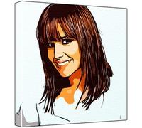 Cheryl Cole Pop Art Impression sur toile Multicolore 30 x 30 x 2,5 cm
