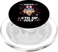 Chesapeake Bay Retriever Dog Patriotic American 4th of July PopSockets PopGrip pour MagSafe
