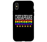 Chesapeake Pride Drapeau Arc-en-Ciel Gay Lesbienne Queer LGBT Coque pour iPhone X/XS