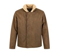 Chesapeake's - Wilson Deck Jacket Coton Ciré - Homme - Vestes - Brun - Taille: S