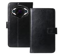 Cheshaoping Flip Premium Retro Business Book Stand Cuir Housse Coque Etui Cas Couverture Protecteur Téléphone Case Portefeuille TPU Silicone Cover pour Doogee S98 / S99 6.3" (Noir)