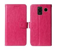 Cheshaoping Flip Premium Retro Business Cuir Housse Coque Etui Cas Couverture Protecteur Téléphone Case Portefeuille Cover pour SPC Talk 2 / Talk 2 GO 1.77" (Rose)