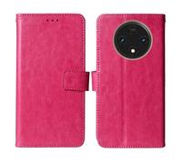 Cheshaoping Flip Premium Retro Business Cuir Housse Coque Etui Cas Couverture Protecteur Téléphone Case Portefeuille Cover pour Logicom Vision X3 Max 6.9" (Rose)
