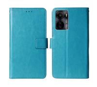Cheshaoping Flip Premium Retro Business Cuir Housse Coque Etui Cas Couverture Protecteur Téléphone Case Portefeuille Cover pour Novey Force G20 6.78" (Bleu)