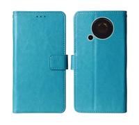 Cheshaoping Flip Premium Retro Business Cuir Housse Coque Etui Cas Couverture Protecteur Téléphone Case Portefeuille Cover pour Trevi Forte 70 2.4" (Bleu)