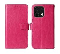 Cheshaoping Flip Premium Retro Business Cuir Housse Coque Etui Cas Couverture Protecteur Téléphone Case Portefeuille Cover pour Logicom Cosmo M2 Pro 6.75" (Rose)