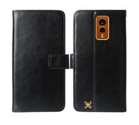 Cheshaoping Flip Premium Retro Business Cuir Housse Coque Etui Cas Couverture Protecteur Téléphone Case Portefeuille Cover pour Hammer Energy X 5.5" (Noir)