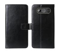 Cheshaoping Flip Premium Retro Business Cuir Housse Coque Etui Cas Couverture Protecteur Téléphone Case Portefeuille Cover pour SPC Fortune 2 Max 2.4" (Noir)