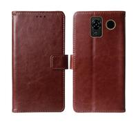 Cheshaoping Flip Premium Retro Business Cuir Housse Coque Etui Cas Couverture Protecteur Téléphone Case Portefeuille Cover pour SPC Talk 2 / Talk 2 GO 1.77" (Brun)