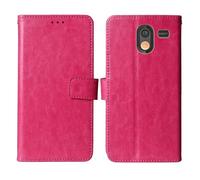 Cheshaoping Flip Premium Retro Business Cuir Housse Coque Etui Cas Couverture Protecteur Téléphone Case Portefeuille Cover pour Gigaset GL695 2.31" (Rose)