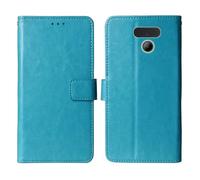 Cheshaoping Flip Premium Retro Business Cuir Housse Coque Etui Cas Couverture Protecteur Téléphone Case Portefeuille Cover pour Panasonic KX-TF400EXB 2.4" (Bleu)