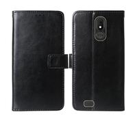 Cheshaoping Flip Premium Retro Business Cuir Housse Coque Etui Cas Couverture Protecteur Téléphone Case Portefeuille Cover pour BRONDI Amico Vero 4G 5.7" (Noir)