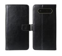 Cheshaoping Flip Premium Retro Business Cuir Housse Coque Etui Cas Couverture Protecteur Téléphone Case Portefeuille Cover pour JCB Tradesman 2F 4G 2.4" (Noir)