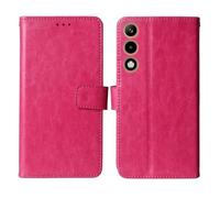 Cheshaoping Flip Premium Retro Business Cuir Housse Coque Etui Cas Couverture Protecteur Téléphone Case Portefeuille Cover pour Hammer Ventus 5G 6.77" (Rose)