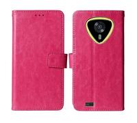 Cheshaoping Flip Premium Retro Business Cuir Housse Coque Etui Cas Couverture Protecteur Téléphone Case Portefeuille Cover pour Cubot Kingkong Mini 4 4.7" (Rose)