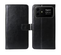 Cheshaoping Flip Premium Retro Business Cuir Housse Coque Etui Cas Couverture Protecteur Téléphone Case Portefeuille Cover pour Gigaset GX30 6.58" (Noir)