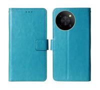 Cheshaoping Flip Premium Retro Business Cuir Housse Coque Etui Cas Couverture Protecteur Téléphone Case Portefeuille Cover pour Gigaset GP20 6.67" (Bleu)